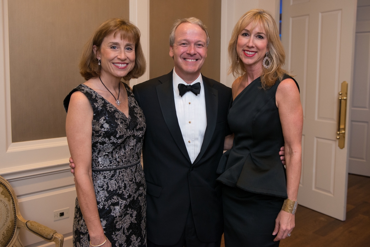 Julie and Marc Boom; Caroline Finkelstein; Photo by Michelle Watson