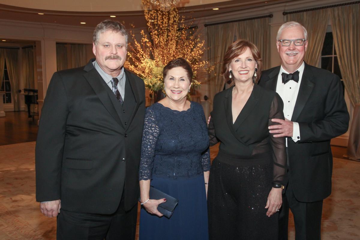 Robert and Susan Ruppert; Dr. Lorraine and David Frazier; Photo by Kim Coffman